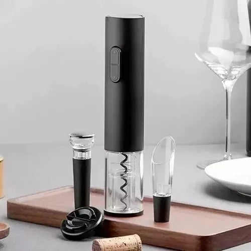 Kit de Abridor de Vino Eléctrico con Accesorios - Vino Voyage Kit