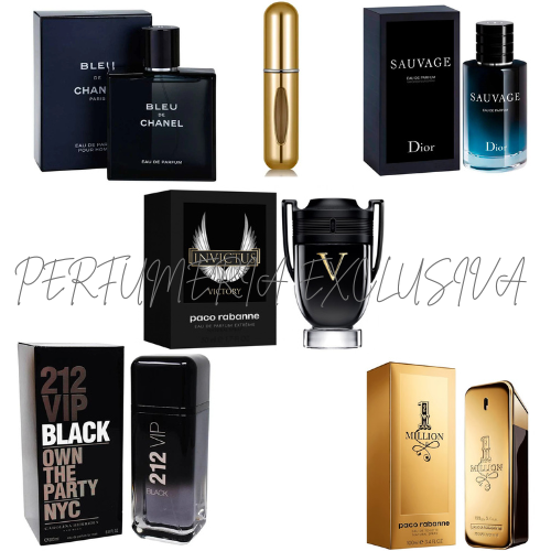 Kit Exclusivo: 5 Perfumes para Hombre + Perfumero - La Esencia del Estilo Masculino