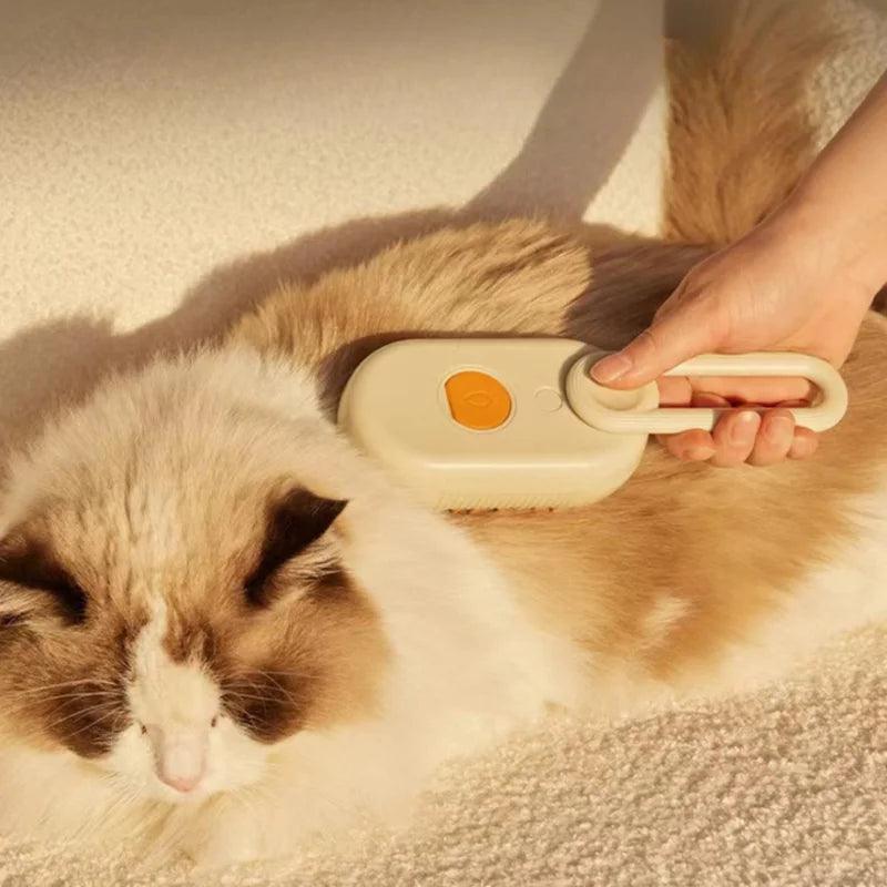 Cepillo a Vapor para Gato y Perro - Pulverizador Eléctrico para Masaje - PetGroomer