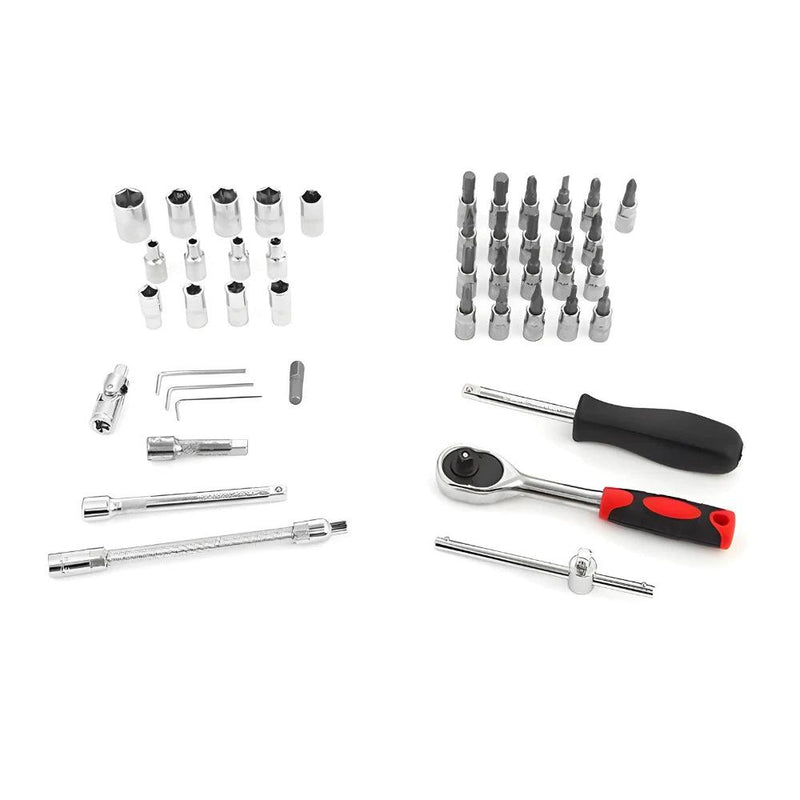 Kit de Herramientas 46PCS - Llave, Carraca, Socket para Mantenimientos y Reparaciones - All-In-One Toolset