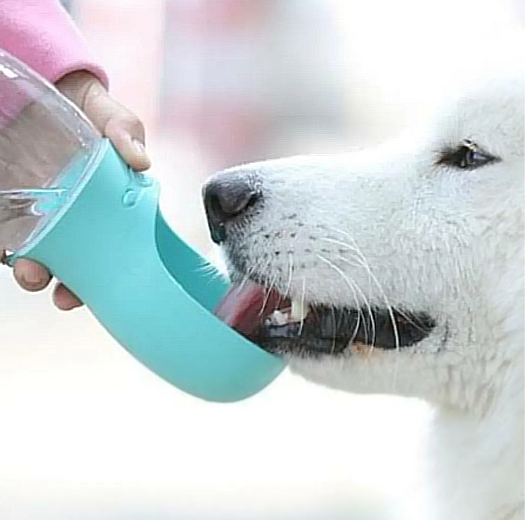 Botella de Agua, Bebedero y Comedero Portátil para Mascotas - Perfecto para Paseos - CleanPaw Bag